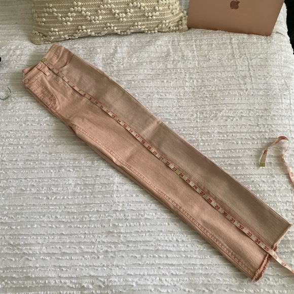 Ecru Pink The Sunset Two Color Straight Leg Jeans Size 26 - Picture 16 of 16